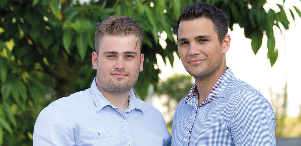 Die MaLu Port-Firmengründer: Maximilian Ahrenbeck und Lukas Hausmann